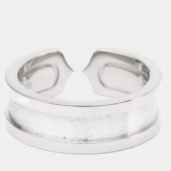 SOLD- Cartier C De Cartier 18K White Gold Diamond Ring - Picture 8 of 12